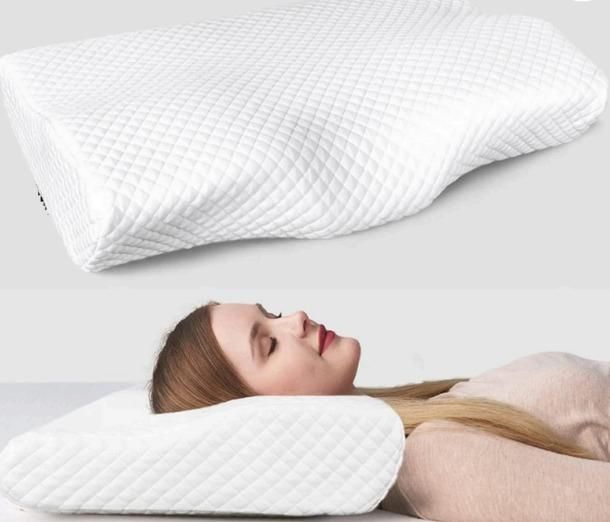Akkudi Memory Foam Pillow for Neck Pain Relief