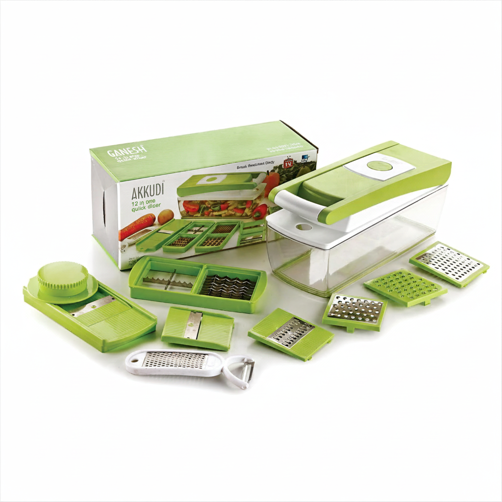 Premium 12-in-1 Vegetable Chopper & Slicer